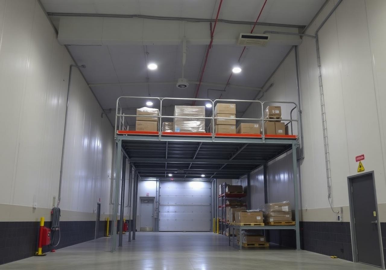 Tracy Cold-Storage Case-Pick Mezzanine